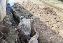 Excavaciones, reparaciones y servicio restablecido en Capital